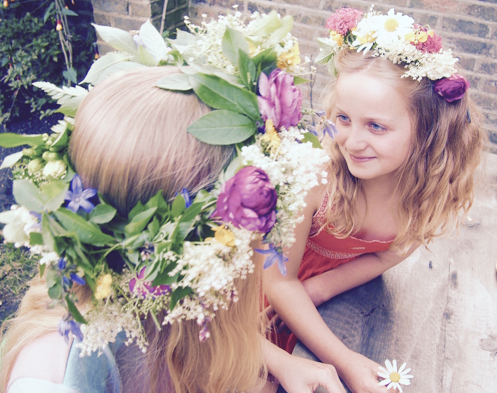How to Celebrate Scandinavian Midsummer and DIY Flower Crown LITTLE
